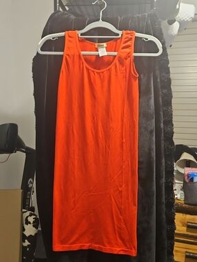 Yelete Orange Long Tank